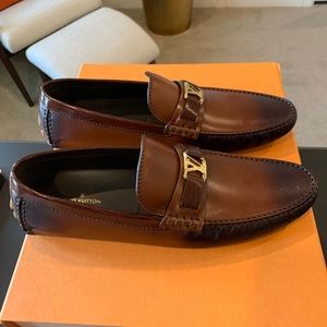 Authentic / New Louis Vuitton Hockenheim Moccasin / 1A8Y0Q / LV size (UK) 11
